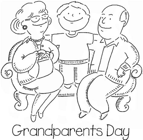grandparents coloring sheet coloring pages