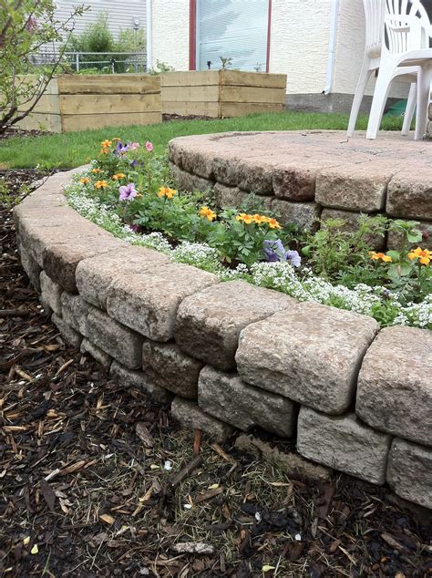stone  flower bed