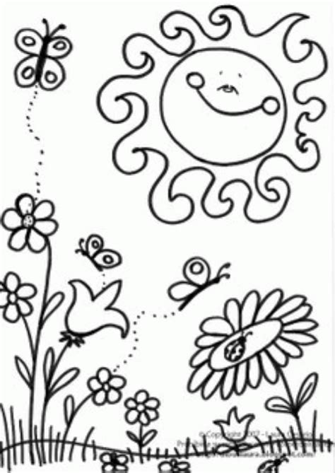 spring coloring pages  coloring page site coloring home