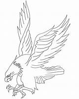 Coloring Calva Attacking Aguila Atacando sketch template