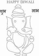 Ganesha Shiva Ganpati Coloringtop Bappa sketch template