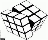 Cube Rubik Coloring Gif Printable sketch template