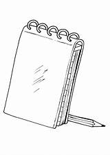 Notitieblok Cuaderno sketch template