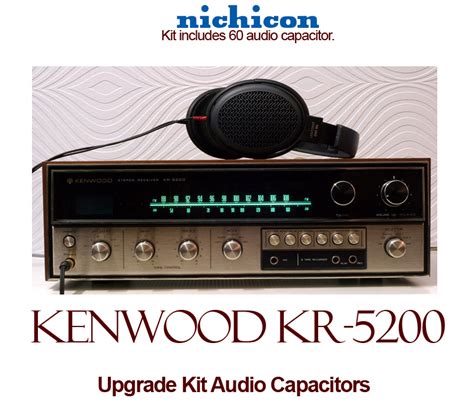 kenwood kr  upgrade kit audio capacitors