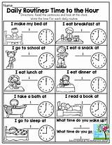 Daily Time Routines Hour Routine Activities Activity Students Worksheet Worksheets Telling Predictability Visit Giving Fun Teaching sketch template