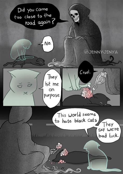 A Heartbreakingly Sad Comic About A Black Cat Bored Panda