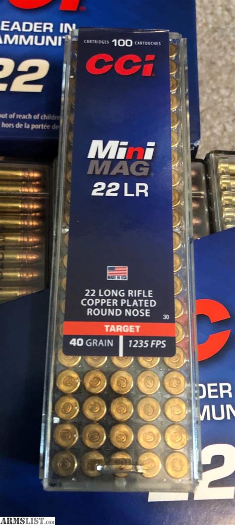 armslist for sale 22 lr ammo cci mini mag 22lr ammunition 3500
