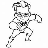 Dash Pages Incredibles Coloring Coloringpages4u sketch template