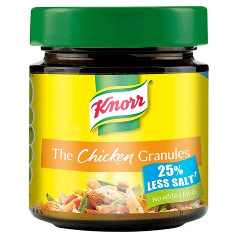 knorr chicken gravy granules reduced salt  approved food