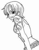 Coloring Pages Piece Anime Printable Manga sketch template