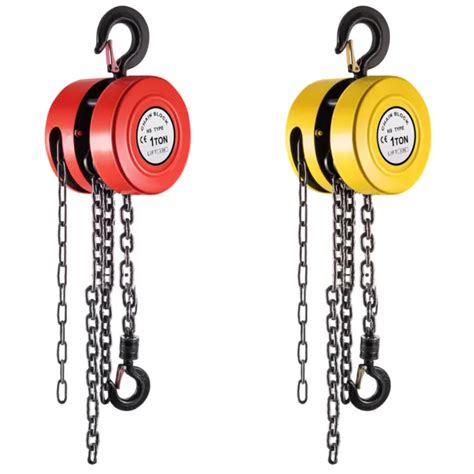 vevor ton manual chain puller block hoist ratchet type    chain hook  picclick