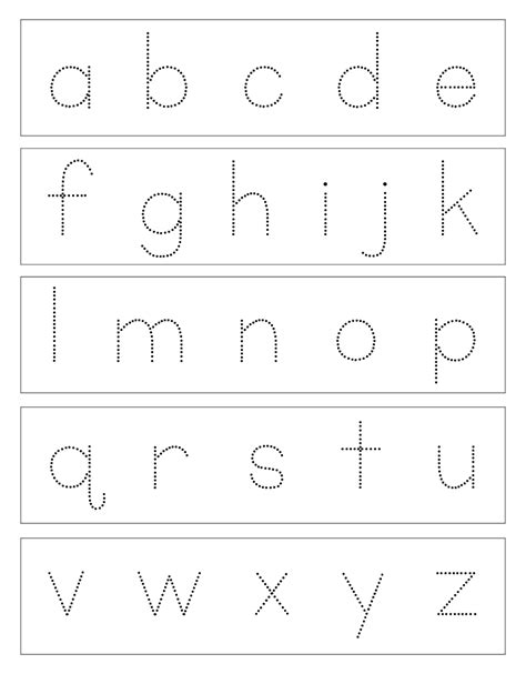 alphabet letter tracing printables     printablee