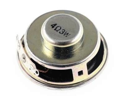 speaker  ohms  watt   speaker diameter mm arduiner arduino