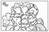 Coloring Pony Little Big Hug Artworks sketch template
