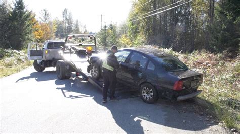 woman spends night in vehicle after cumberland crash ctv news