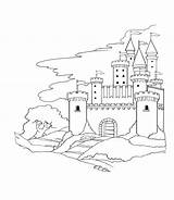 Coloring Pages Castle Medieval Fort Colouring Castles Vbs Printable Party Bible Vacation School sketch template