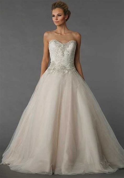 danielle caprese for kleinfeld 113078 ball gown wedding dress bridal