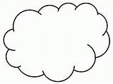 Coloring Cloud Rain Kids sketch template