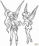 Coloring Pages Fairy Beautiful Disney Popular sketch template