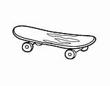 Skate Coloring Coloringcrew sketch template