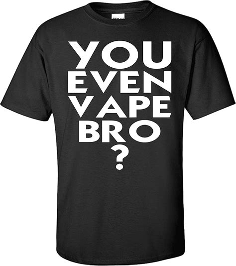 Vape Bro Black T Shirt Clothing