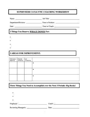 coaching form template word pdffiller