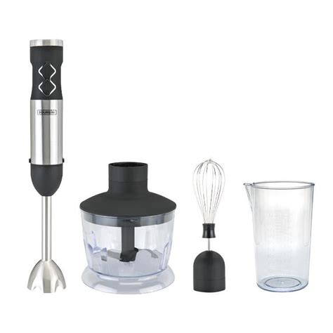 bourgini staafmixer set rvs bol