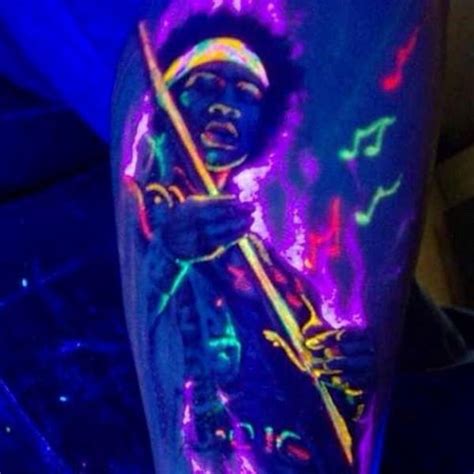 60 Glow In The Dark Tattoos For Men Uv Black Light Ink Designs