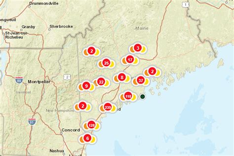 power outages increase check cmps outage map