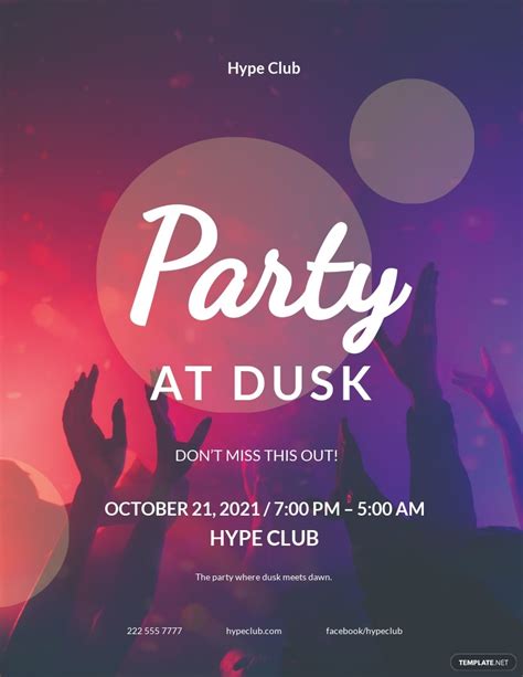 night party flyer templates    word pages publisher psd  illustrator