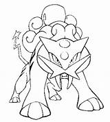Pokemon Pages Coloring Raikou Regirock Printable Getcolorings Awesome Legendary sketch template