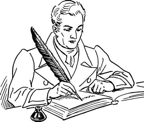 english book clipart author