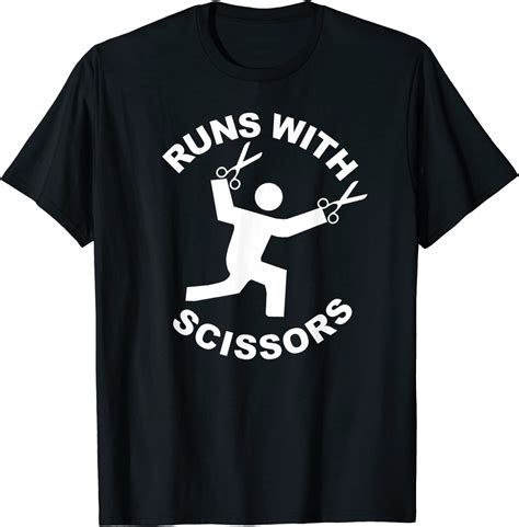 Runs With Scissors T Shirt Clothing Shoes And Jewelry