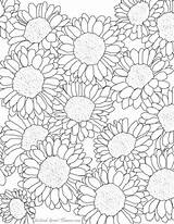 Coloring Pages Adults Fall Advanced Printable Color Flower Sheets Print Flowers Difficult Kids Adult Colouring Guides Coloringhome Books Teens Printables sketch template