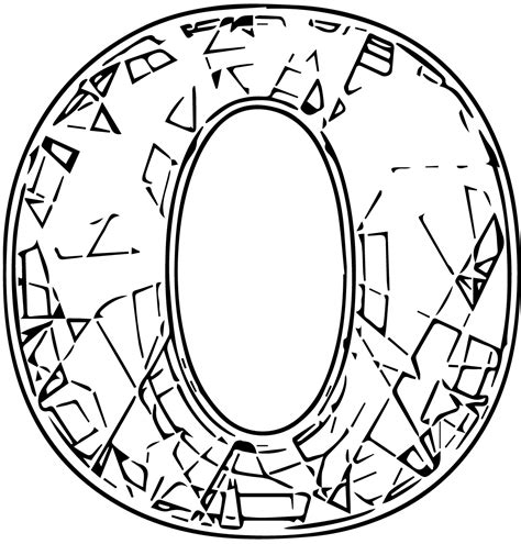 crystal number  coloring page wecoloringpagecom