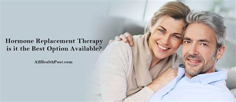 hormone replacement therapy hrt is it the best option available