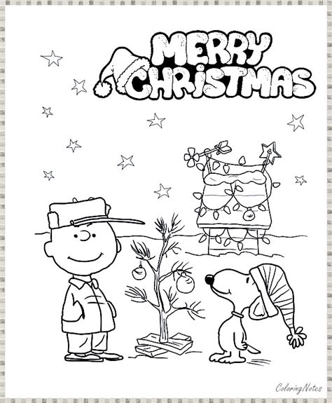 charlie brown christmas coloring pages funny  kids printable