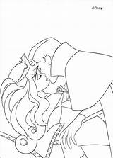 Coloring Pages Disney Sleeping Beauty Aurora Para Kissing Prince Colorir Hellokids Imprimir Salvo Ariel sketch template