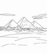 Onlycoloringpages Pyramid Giza sketch template
