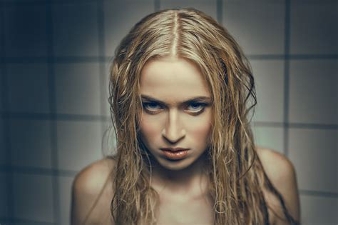 Hintergrundbilder Gesicht Frau Modell Porträt Blond Lange Haare