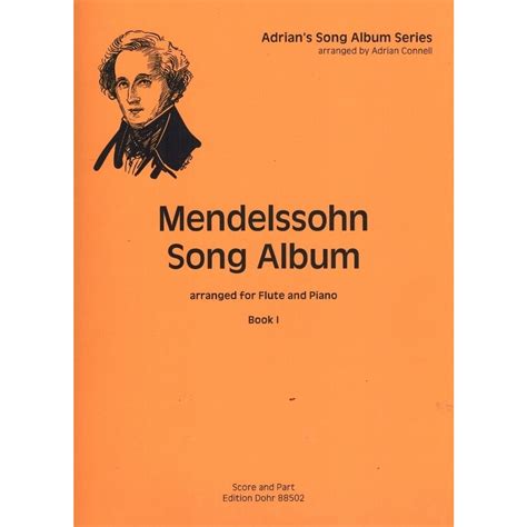 mendelssohn song album  flute  piano book   mendelssohn