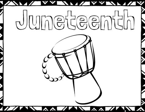 printable juneteenth coloring page set etsy