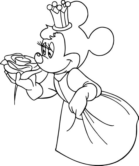 adorable minnie mouse coloring pages  coloring