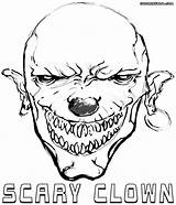 Coloring Scary Clown Pages Printable Print Drawing Gif Colorings Getdrawings Mouth Scaryclown Educative sketch template