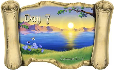 creation story day  bible scroll creation story bible creation