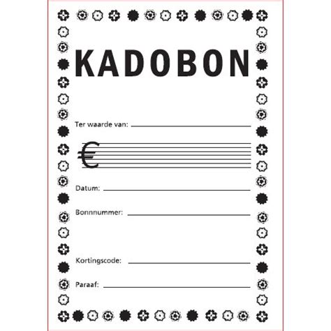 kadobon maken en printen gratis