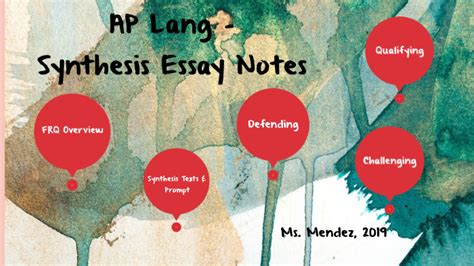 ap lang synthesis essay notes  emily mendez  prezi