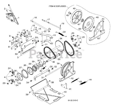 poulan pro   poulan pro snow thrower   drive parts lookup  diagrams
