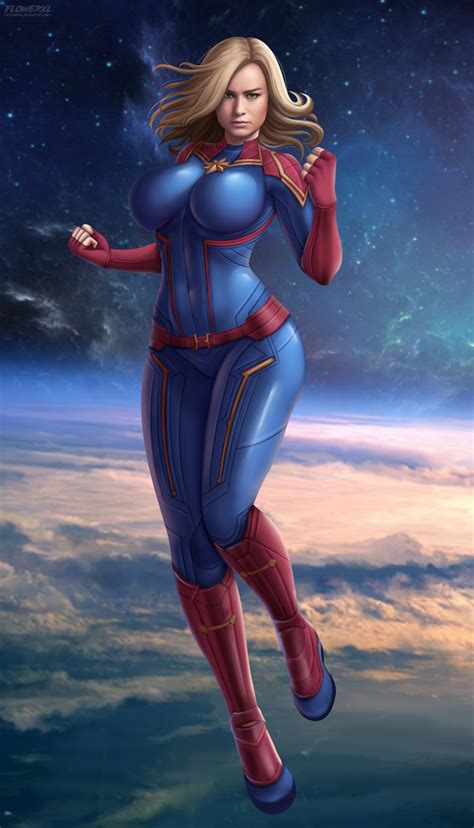 Captain Marvel By Flowerxl Hentai Foundry