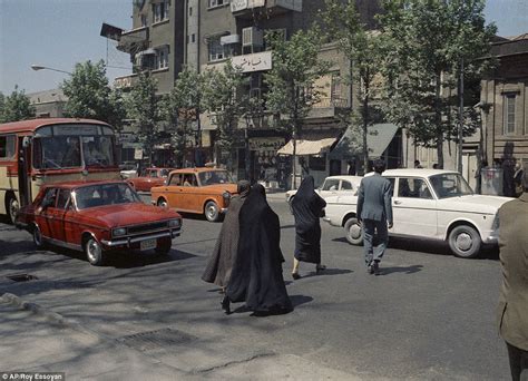 iran before the revolution shows a stunning contrast daily mail online